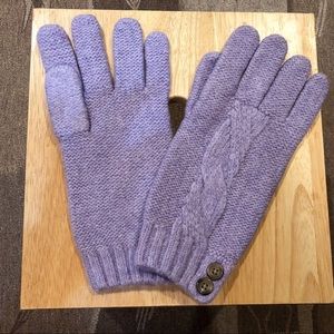 Lands End Cable Knit Gloves